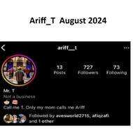 August 2024 Updated Ariff_t (SNR Course Malaysian Trader)