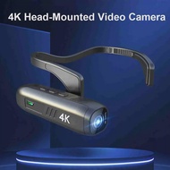 4K 30FPS Anti Shake and 120° Wide Angle Lens Video Camera Head Mounted Camera Wearable Video Camera 