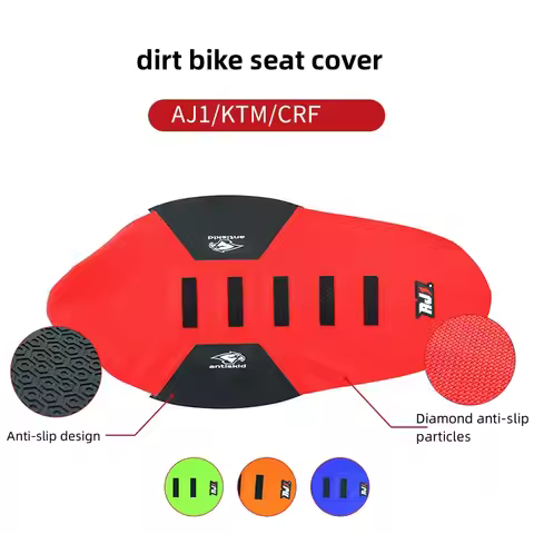 AJ1 Off-road motorcycle original cushion leather granules non-slip seat cover for KTM CRF dirt bike