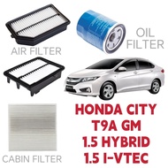 FILTER SET HONDA CITY T9A GM 1.5 I-VTEC / HYBRID ENGINE OIL FILTER AIR COND CABIN PENAPIS ANGIN MINY
