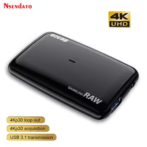 Ezcap321 4K 30hz USB3.0 HDMI Video Game Capture Card Live Streaming Box Video Recorder Grabber Captu