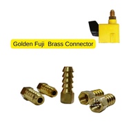Golden Fuji Gas Regulator connector / single tail female brass connector / brass fitting