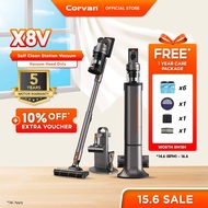 Corvan X8V Self Clean 2-in-1 Vacuum | Vacuum and Sterilize | Auto Clean Station