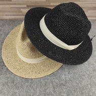 Large Size Panama Hat Big Bone Men Women Beach Wide Brim Fedora Cap High Quality Plus Size Straw Sun Hats 57Cm 59Cm 61Cm