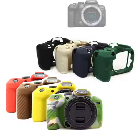 R10 Rubber Silicon Case Body Cover Protector Frame Skin for Canon EOS R10 Camera