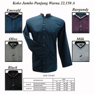 Baju koko Al-Luthfi Jumbo 3L 4L 5L Lengan Panjang Warna 22.150A