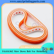 245x10MM HeidelbergSlow Down Belt F4.614.862 For CD74 XL75 SM102 XL105 Printing Machine