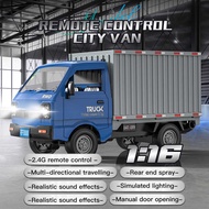 Remote Control Toys RC Car Cargo Van With LED 2.4G Drift Car Box Truck High Speed Climbing