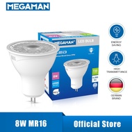 Megaman LED GU5.3 Light Replacement Downlight Shop Tracklight Bulb (8W/3000K/4000K/6500K) MR16