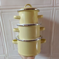 Enamel pan set / cooking pan