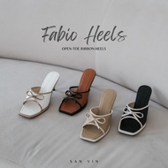 Sanvin Shoes | Fabio Ribbon Heels 6cm I Hells Women I Heels Girls I Heels Front Ribbon