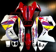 ชุดสี LS125 ตัวแรก   ทั้งคัน 11ชิ้น  พร้อมสติ๊กเกอร์  งาน ABS เอลเอส125  HONDA LS