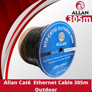 ALLAN Outdoor Cat6 300M Full Meter Outdoor UTP Cable CCA Cat6e Lan Cable