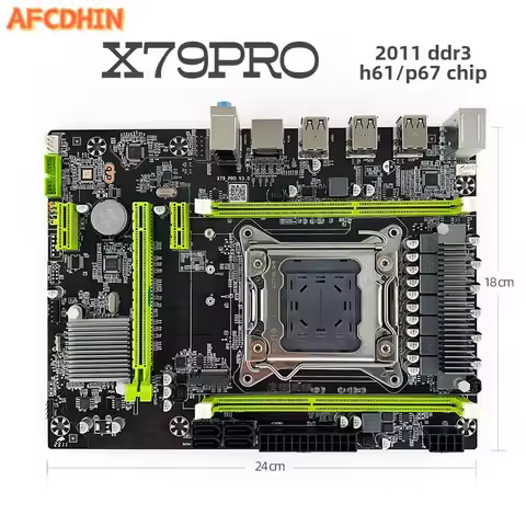 X79 PRO desktop main board 2011 DDR3 support server E5-2650v2 2680