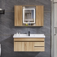 ST-🚢36Y7Modern Minimalist Feng Shui Mirror Bathroom Cabinet Smart Set Washbasin Cabinet Combination Bathroom Wash Basin
