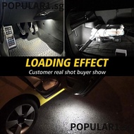 POPULAR Car License Light, Universal 12V License Plate Light, Waterproof Brighter Durable Rear Tail LED for VW Golf MK5 MK6 MK7/Jetta/Passat/B6 B7 B8 CCT5/Beetle