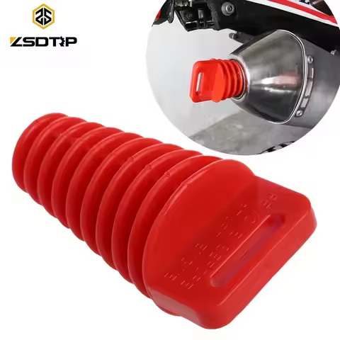 ZSDTRP 27-47MM Motorcycle Exhaust Pipe Muffler Dirt Bike 4 Stroke Muffler Pipe Exhaust Silencer Wate