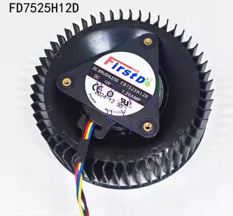 New Original Laptop GPU Cooling Fan For ZOTAC GeForce RTX2060 Firstd FD7525H12D 12V 1.20A 75mm Coole