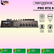 EF Recording Tech Pro RTX8 - 8 Channel Professional Audio Mixer