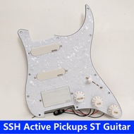 Prewired HSS EMG Active Pickups Pickguard SA 85 Model Active Humbucker and Single Coil Pickups Guita