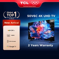 TCL V6C Series 50/55/65/75 Inch TV 4K Google TV with HDR 10 Dynamic Color Enhancement MEMC HVA Panel