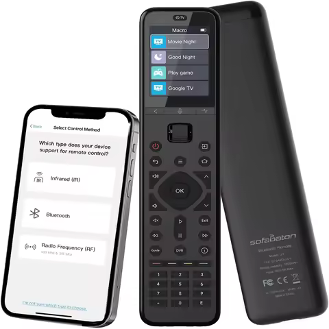 SofaBaton U3 Universal Remote Control,Air Mouse,With IR,BT,RF,Smart Remote All in One With Customize