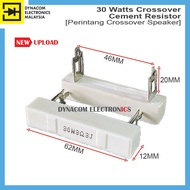 30 Watts Crossover Cement Resistor 30W Resistor [Perintang Crossover Speaker]