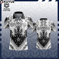 XY PGRI Clothes || PGRI Fullprint Men's Jersey T-Shirt || PGRI Batik Polo Shirt