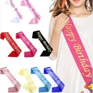 Birthday Sash, Happy Birthday Sash, Happy Birthday Sash