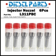 6x Fuel Injector Nozzle Tips L311PBC for Hyundai HD310 HD320 HD370 HD380 HD500 Universe Express D6CC