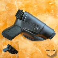 Holster Pistol Glock 19 Kulit Sarung Pistol Glock 19 Kulit Asli OD2012