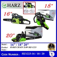 HARZ 58CC GASOLINE PETROL CHAINSAW | HZ1223-16 (16"), HZ1223-18 (18") , HZ1223-20 (20")