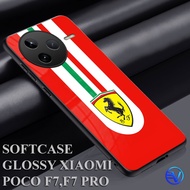 [ GT38 FERRARI ] Softcase Xiaomi POCO F7& F7 PRO Case Glitter Mirror Sublime Silicone Xiaomi