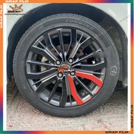 City wheel Decal(5 wheels)