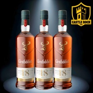 Glenfiddich 18 Yo Single Malt Whisky 700ml/40% (With Box) x 3