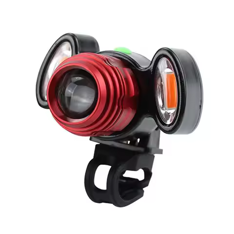 Bicycle Headlights USB Rechargeable LED Zoom Adjustable Flashlight Bicycle Accessories, 4 Modes, XML