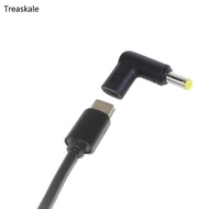 TREA 5V USB C to DC Power Cord Type C to DC 5 5 x 2 1mm Male Power Plug Connector