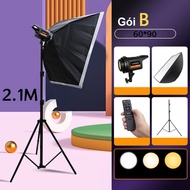 500W LED light softbox ไฟถ่ายรูป ไฟไลฟ์สด ไฟสตูดิโอ ไฟต่อเนื่อง สตูดิโอถ่ายภาพ ไฟ เติมแสง ไฟถ่ายภาพ