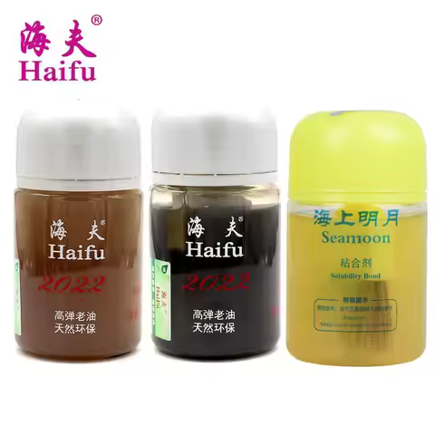 60/120ml Haifu Sea Moon Table Tennis Performance Booster National Yellow Black White Ping Pong Solub
