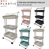 3 Tier PP Trolley Multi-Purpose trolley mini troli mudah alih troli barang dapur troli jimat ruang T