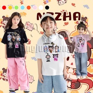 🔥2025 New Labubu & Nezha Nebubu Tshirt The Movie Nezha2 Tshirt for Kids Unisex 100-150cm 02