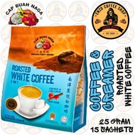 Cap Buah Naga - Roasted White Coffee - 2in1 Coffee & Creamer - Instant Coffee Drink