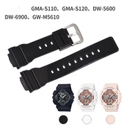 Replacement Watch Band For Casio G-shock Gma-S110 S120 DW-5600 6900 GW-M5610 PU Watch Strap 16mm