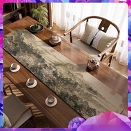 table runner table runner for coffee table Chinese Tea Table Mat, Water Absorption, Quick Drying Table Mat, Tea Table Table, Table, Flag, Long Tea Table Cushion, Vintage Tablecloth