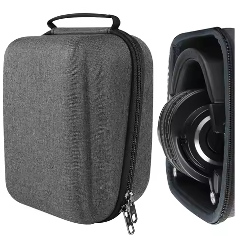 Headphones Case Audio-Technica ATH-M50X, ATH-M50XBT2,Hard Portable Bluetooth Earphones Headset Bag F