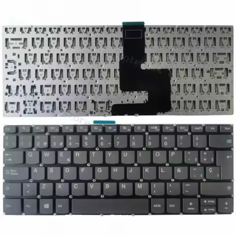 A++Laptop New Spanish Keyboard for Lenovo YOGA 520-14IKB Flex 5-1470 Flex 5-1570