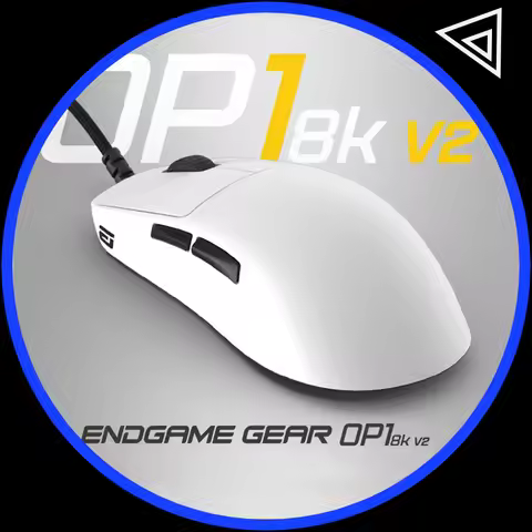 Endgame Gear OP1 8K V2 Mouse Wired Mouse Paw3950 8000Hz Polling Rate Lightweight Gaming Mice PC Acce