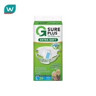 G Sure Plus จีชัวร์พลัส เอ็กซ์ตร้าซอฟ ผ้าอ้อมผู้ใหญ่แบบเทป ไซส์ L 24 ชิ้น