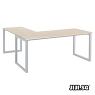 (JIJI.SG) JOHANSSON L-Shaped Office Desk (Pre-Assembled) Office / Table / Study / Furniture