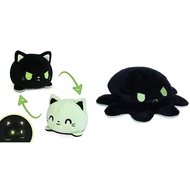 TeeTurtle | The Original Reversible Cat Plushie | Patented Design & The Original Reversible Octopus